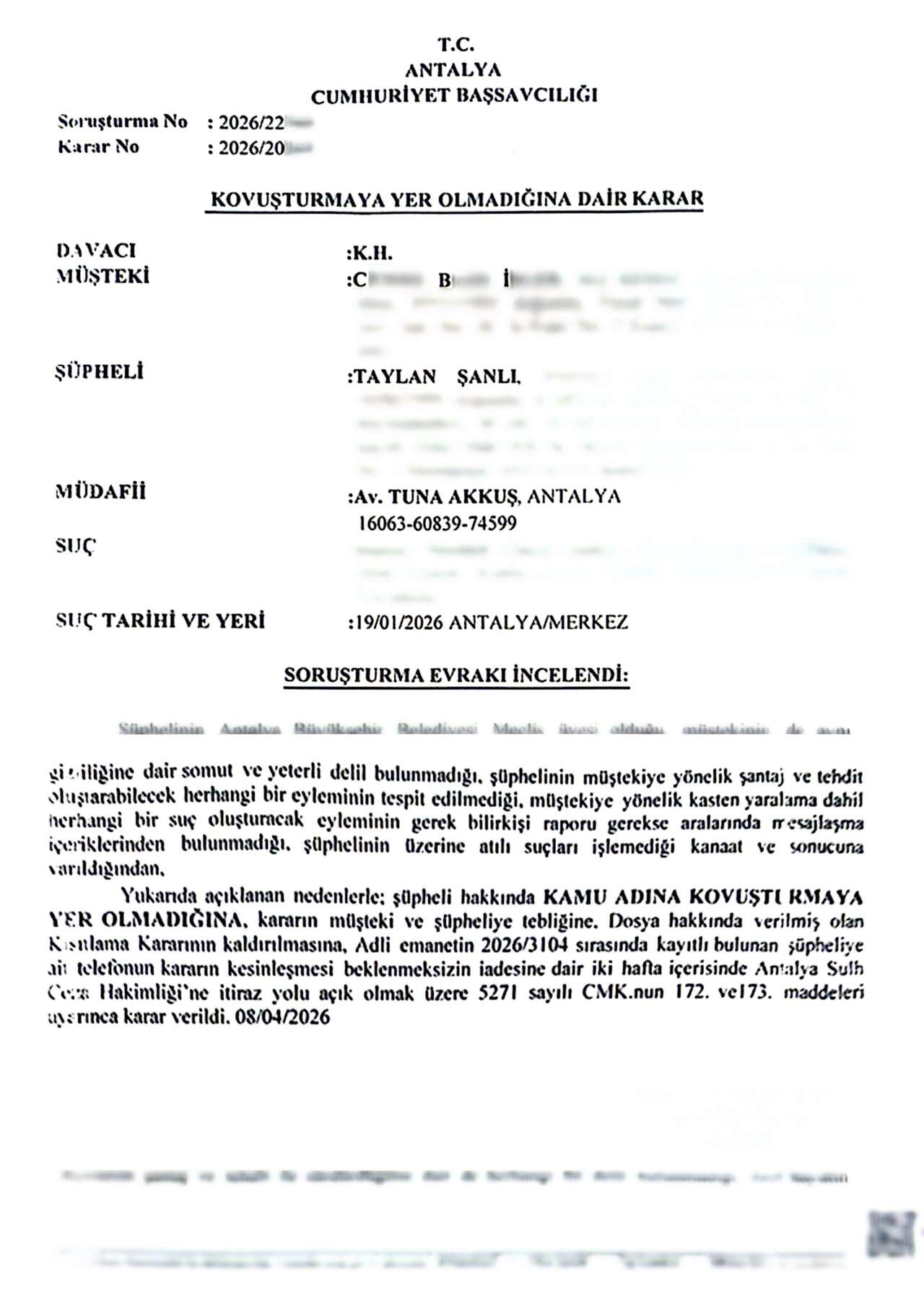 Antalya Büyükşehir Belediyesi'nde şok iddia: Meclis üyesi Taylan Şanlı, genç kadına korku dolu anlar yaşattı! 8